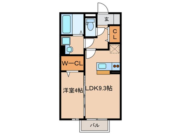 フロントリバ－の物件間取画像